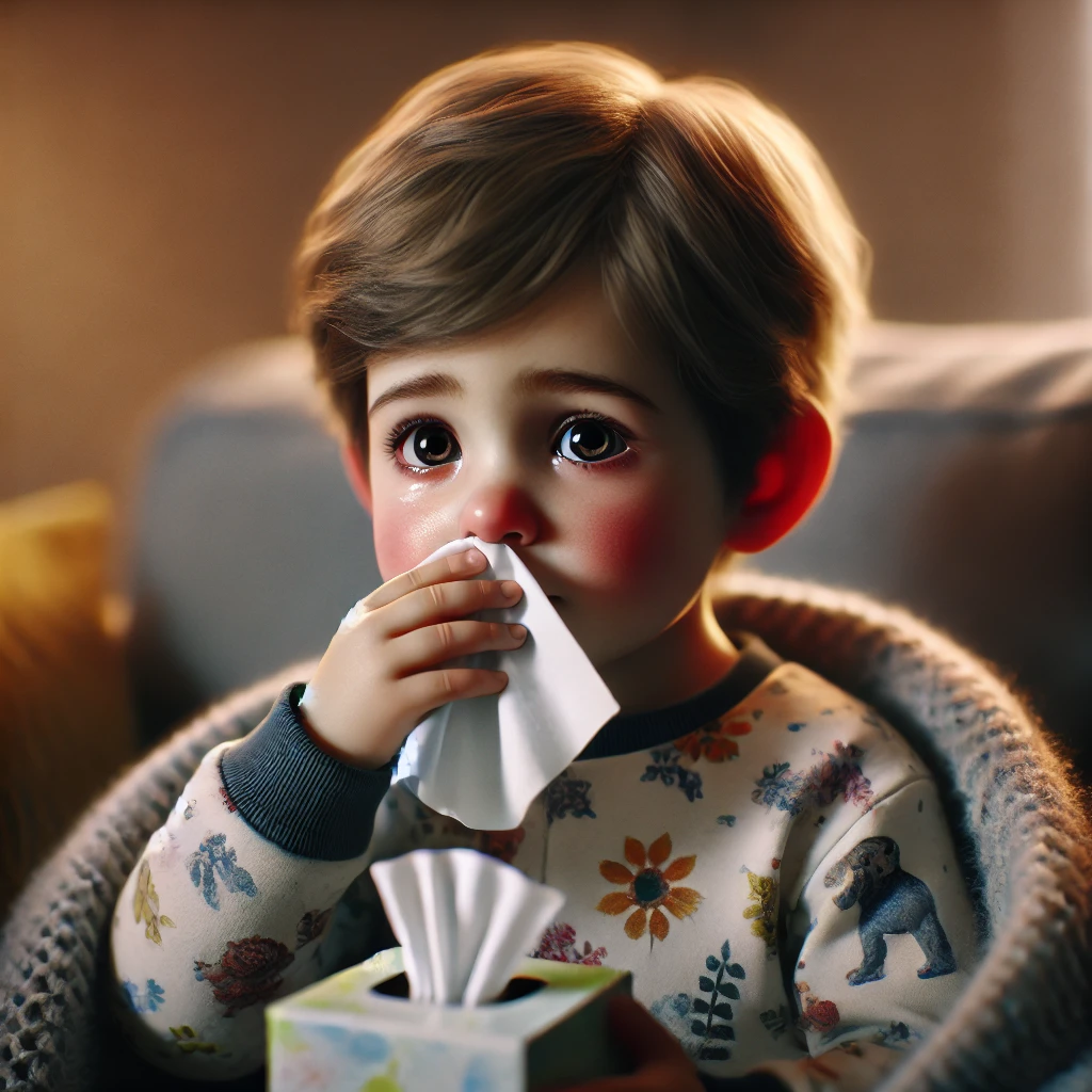 아이의 축농증 사진