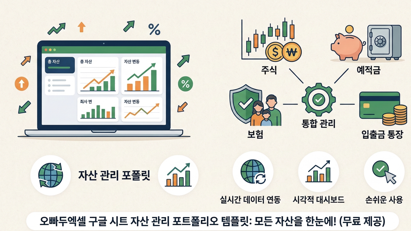 구글 시트 자산 관리 템플릿