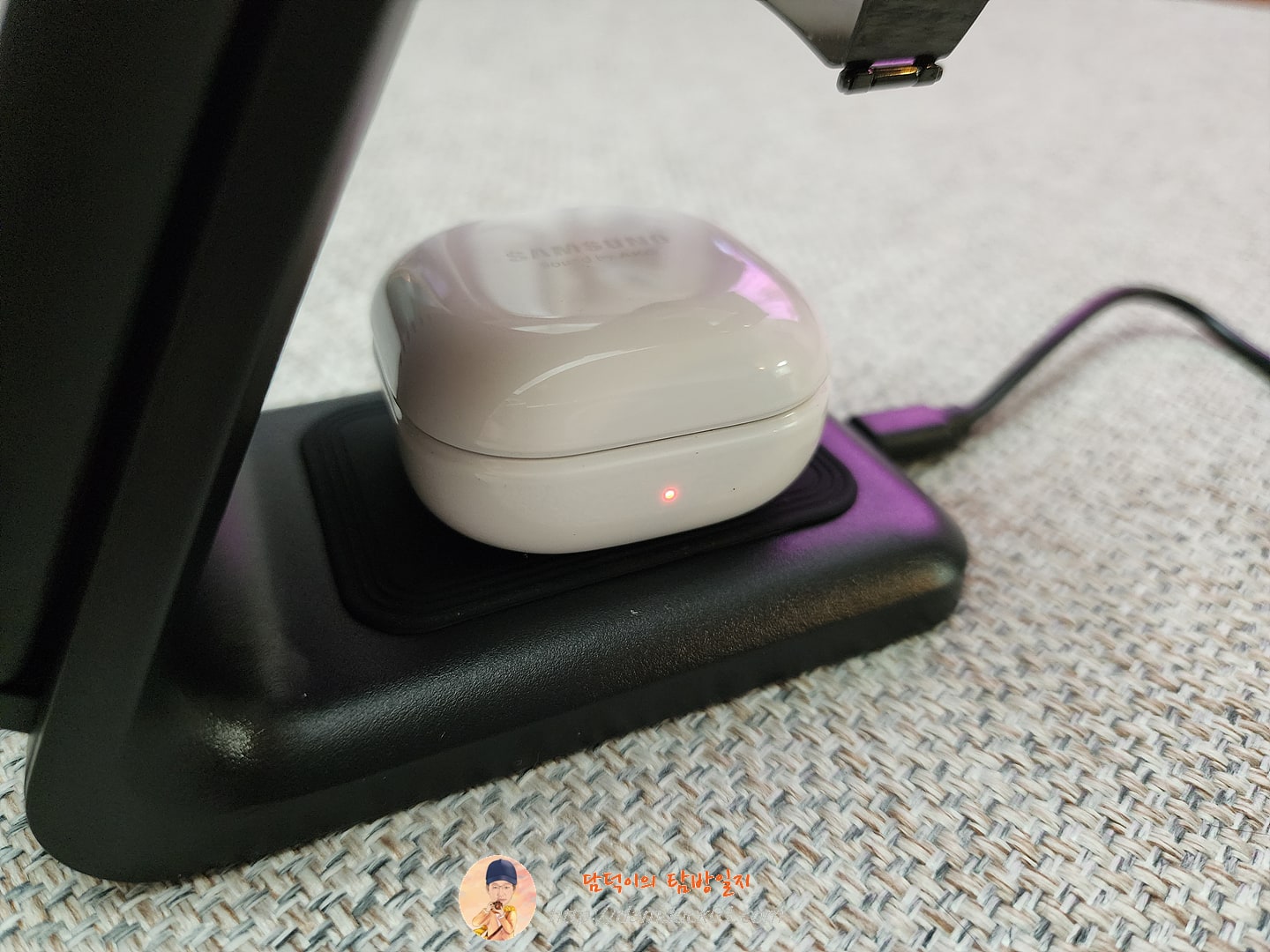 무선 여행용 충전기, 삼성 갤럭시 S23 S22 울트라 워치 6 5/4 액티브 1 2 버즈 2 프로 프로 프로 고속 충전 스테이션, 3 인 1, 30W