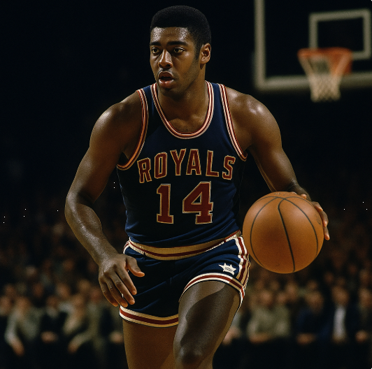 오스카 로버트슨의 경기장면