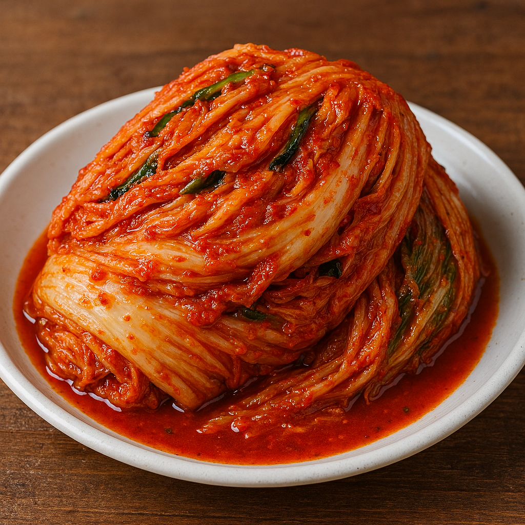 유산균이 풍부한 김치의 이미지