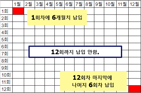 선납 이연 방식