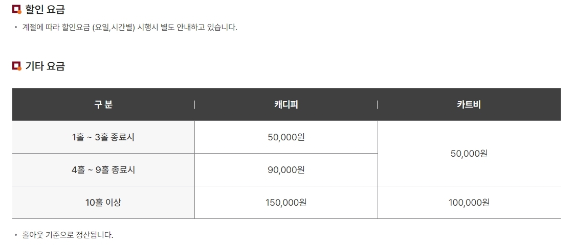 한성이용요금