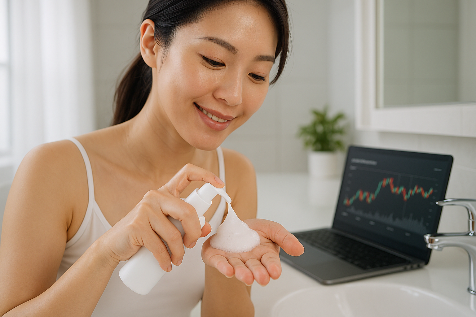 약산성 클렌저 사용