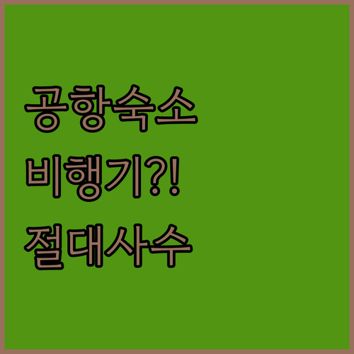 비행기 놓칠 걱정 없는 이스탄불 공항..