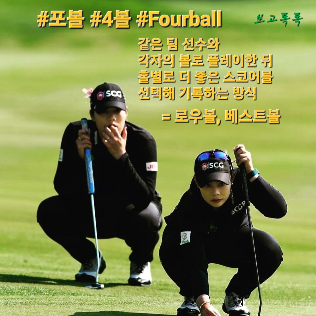 포볼 Fourball 경기방식 의미 ⓒ보고톡톡