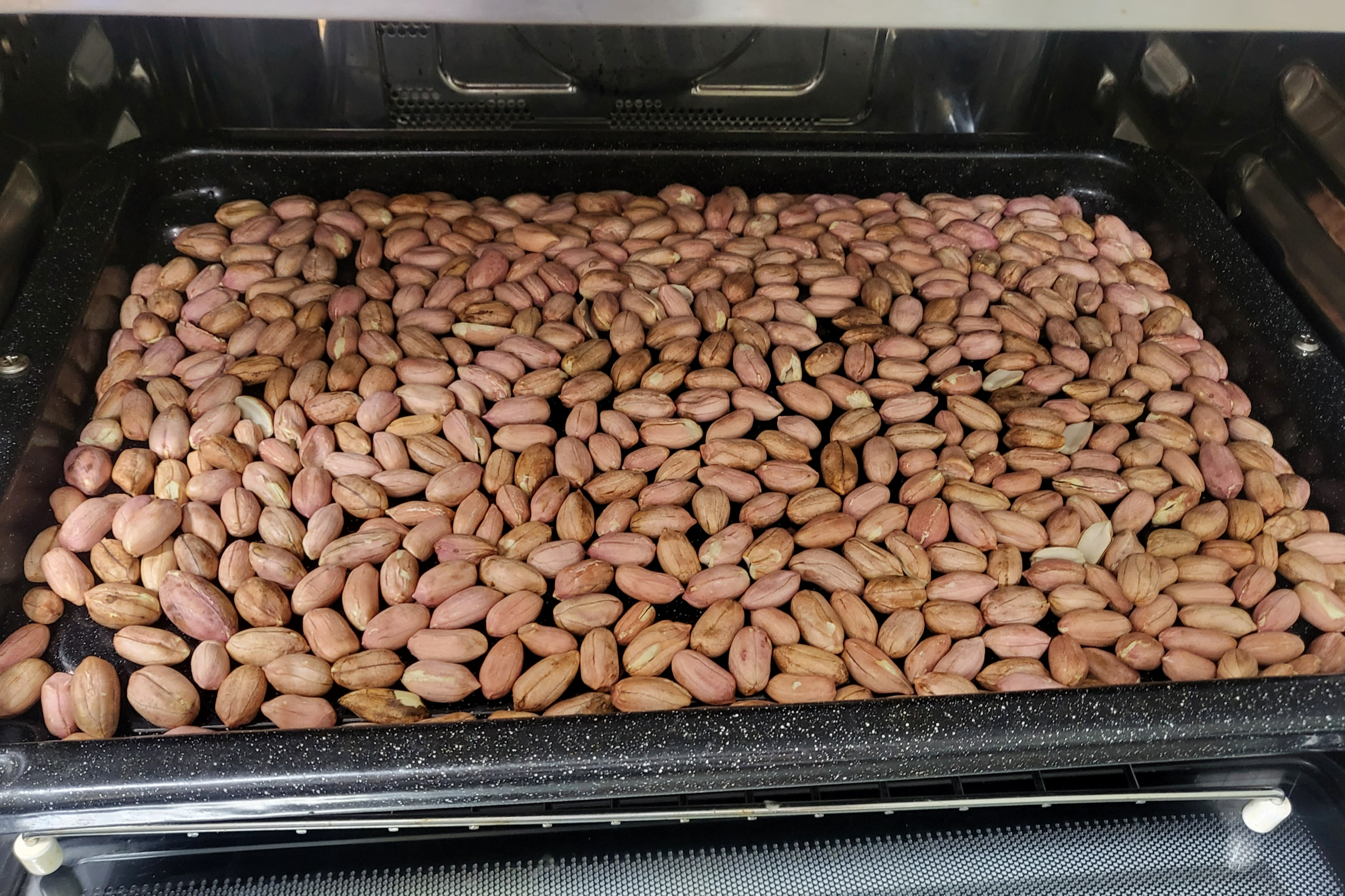 땅콩 볶기, 오븐에 굽기