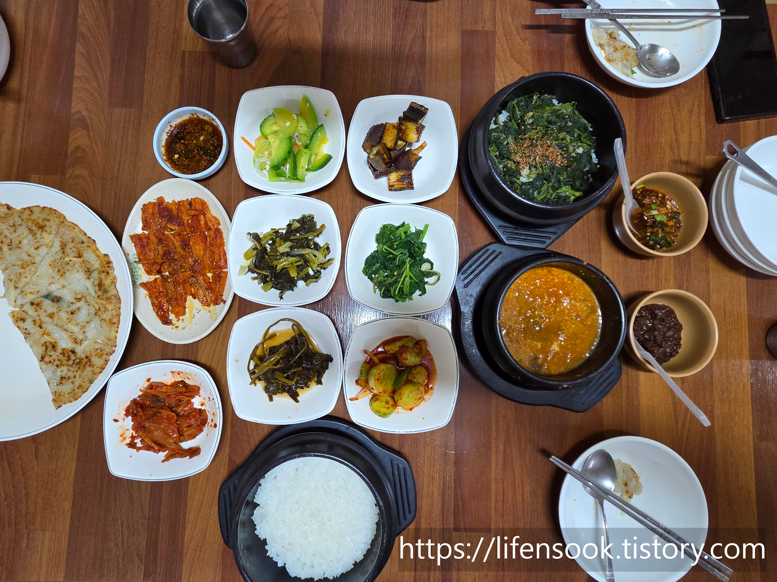 둔내민속촌 곤드레나물밥과 더덕구이정식 1