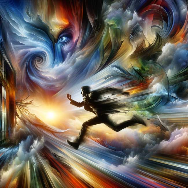 도망가는꿈-의미