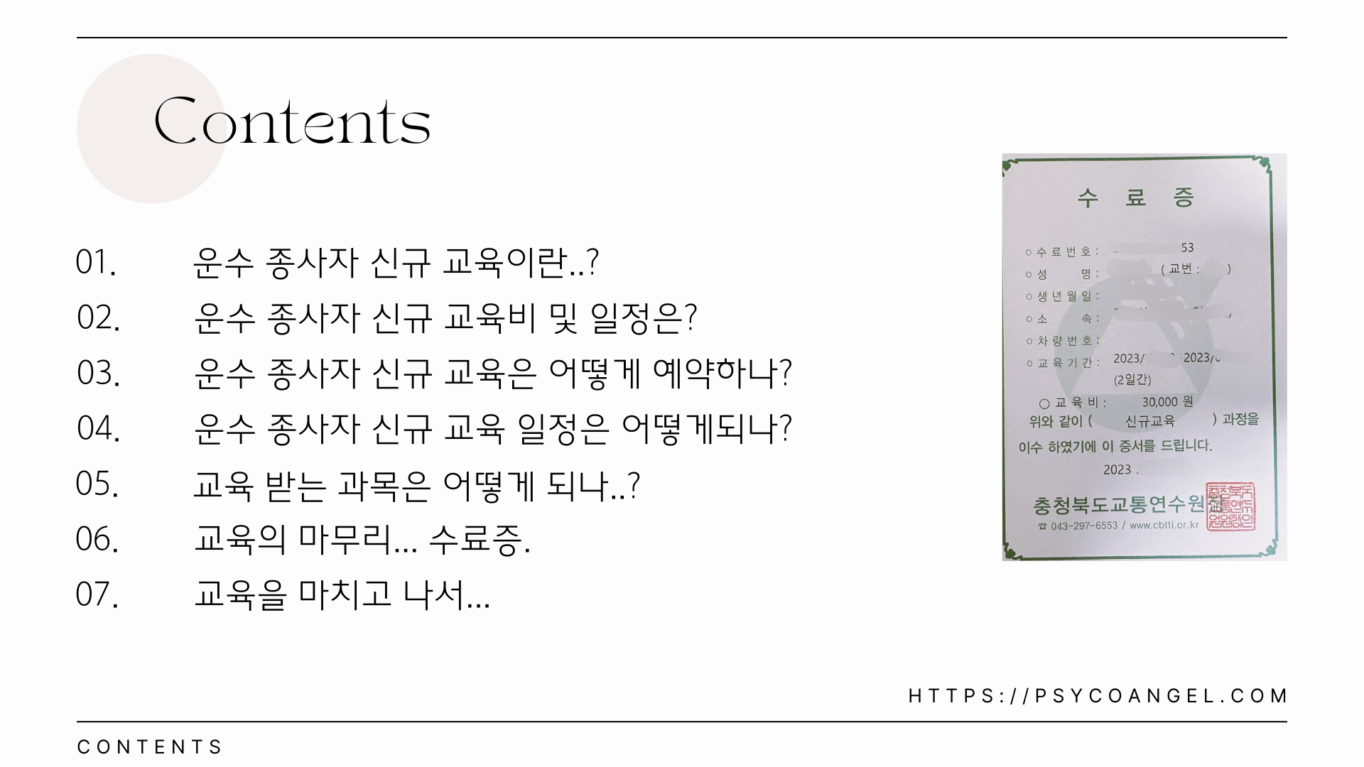 Contents