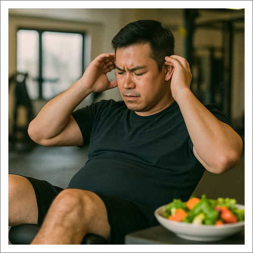 뱃살 빼기 운동법_런닝_복부운동