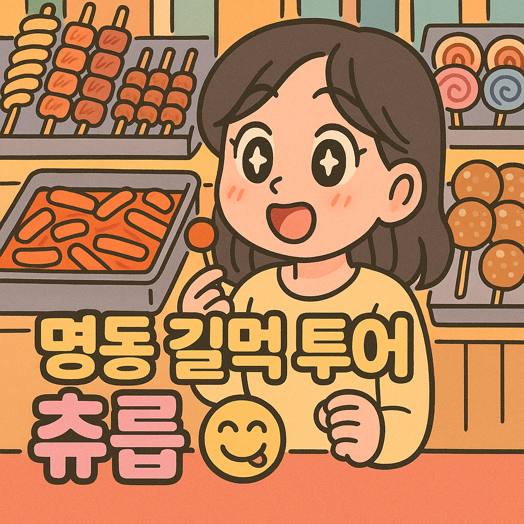 명동 길먹 투어! 츄릅 😋