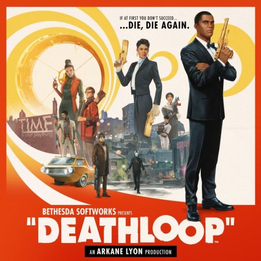 첩보영화 포스터 같은 데스루프의 캐릭터