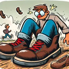 다른 사람이 내 신발을 신는 꿈