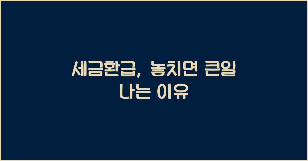 세금환급