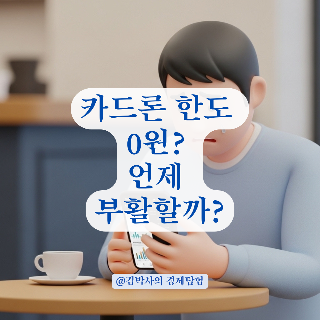 장기카드대출 한도가 0원으로 조회될 때 다시 살아나는 시점은?