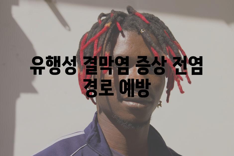 유행성 결막염 증상 전염 경로 예방