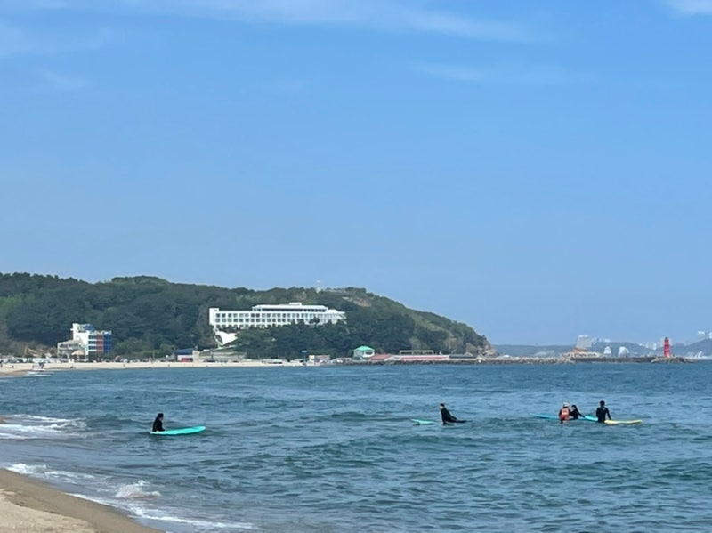 강원 양양 – 봄 서핑