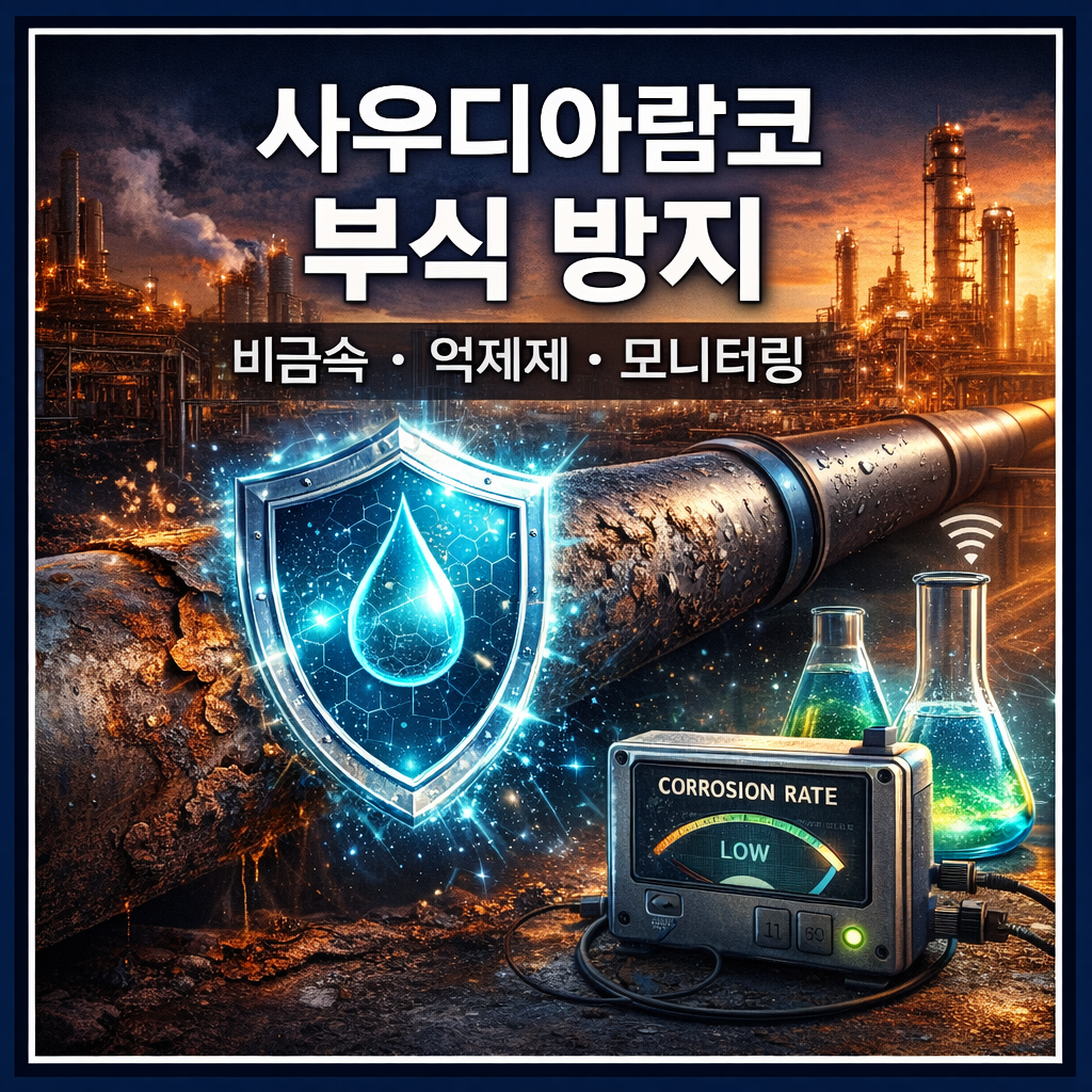 사우디아람코 부식 방지: 비금속, 억제제, 모니터링