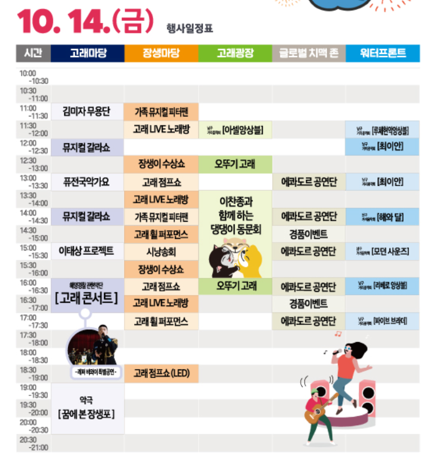 울산 고래축제 2022 셔틀버스 주차장 행사장 배치도 행사일정