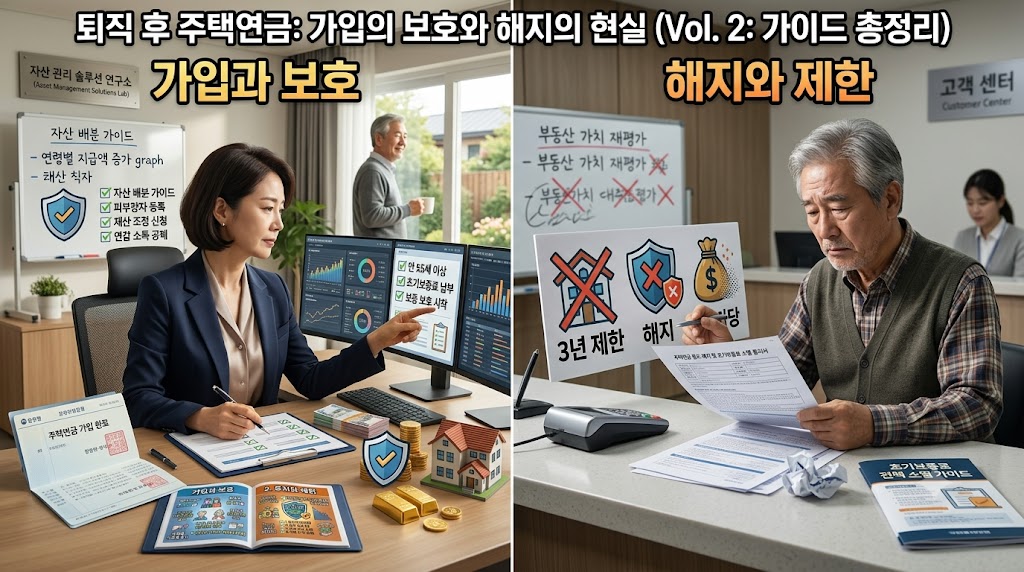 주택연금 가입과 중도 해지 시 발생하는 초기보증료 소멸 및 재가입 제한 규정 가이드