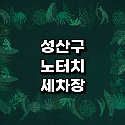 창원 성산구 노터치 세차