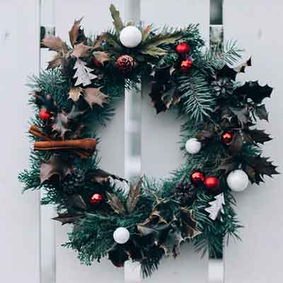 북유럽-크리스마스-리스