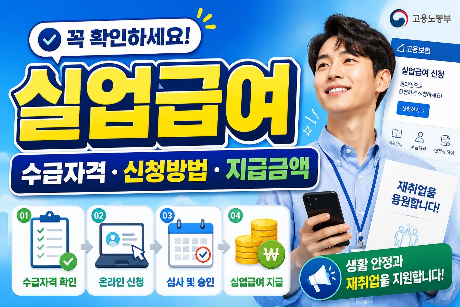 실업급여 설명 이미지
