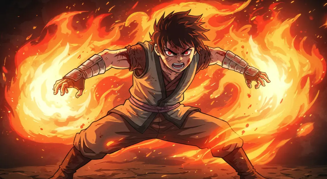 불길에 휩싸이는 꿈