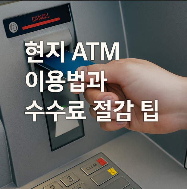 현지 ATM 이용법과 수수료 절감 팁