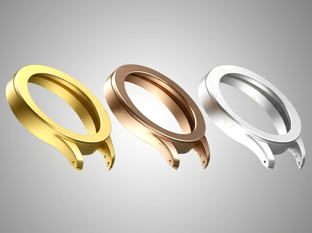 시계 골드 합금 종류에 따른 색상 유..