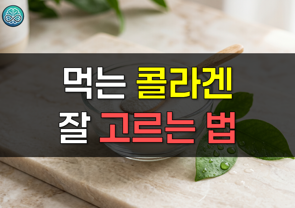 먹는 콜라겐 잘 고르는 법 - 트리펩타이드 저분자 선택 기준과 효능