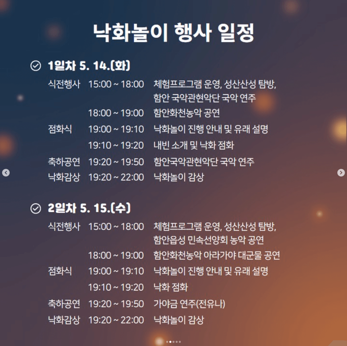 함안 낙화놀이