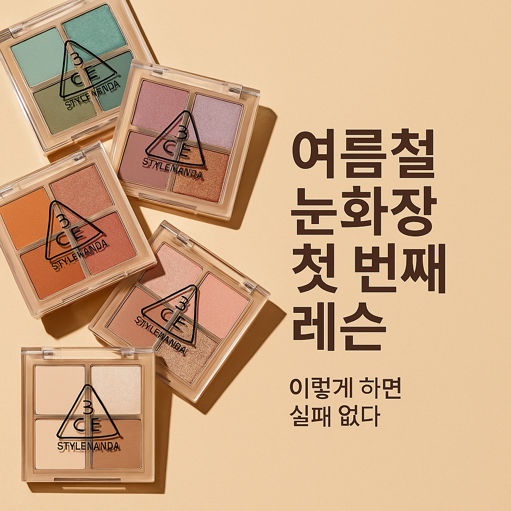 여름철 눈화장 새도우 사러가기