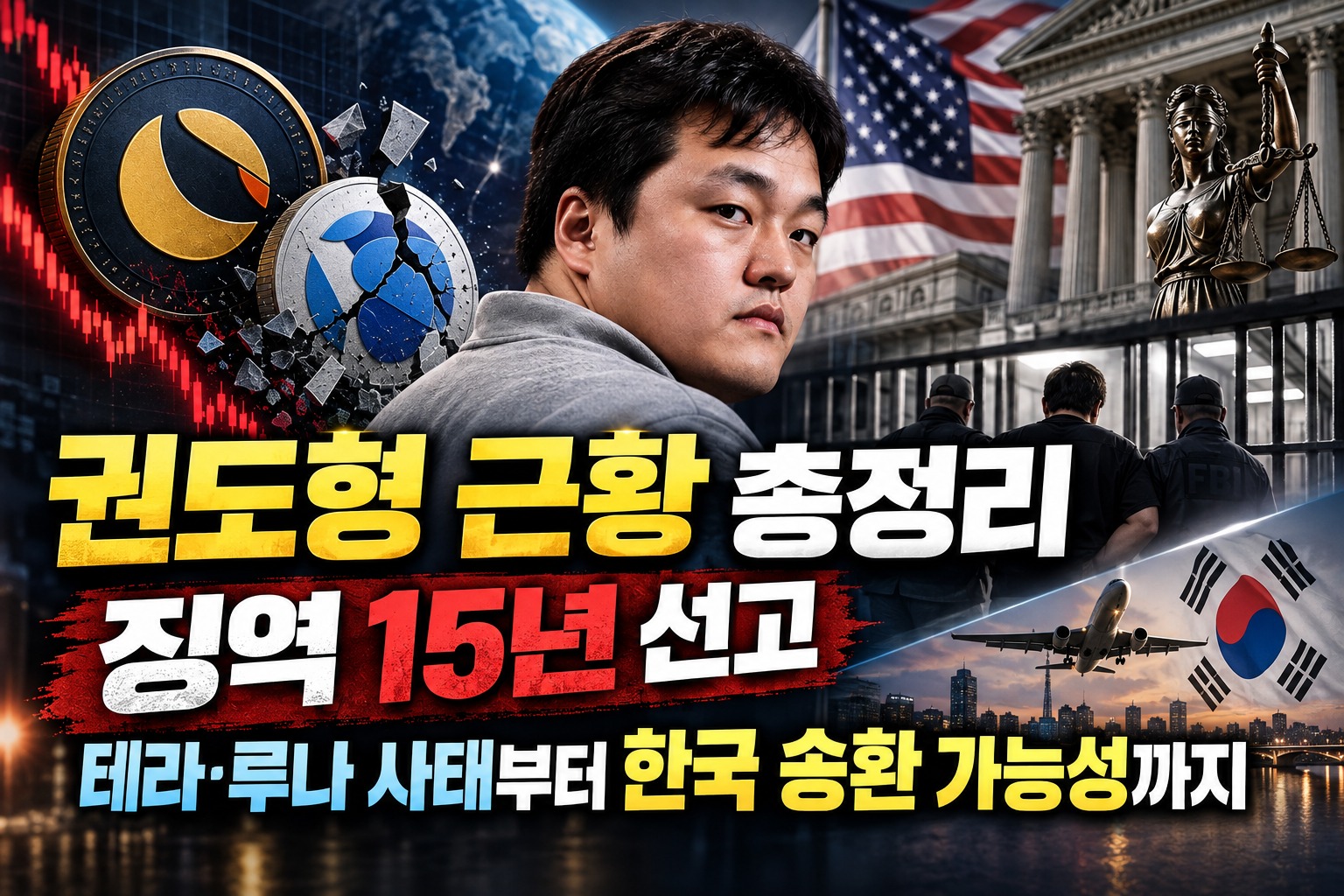 권도형 근황 총정리|징역 15년 선고, 테라·루나 사태부터 한국 송환 가능성까지 관련 사진
