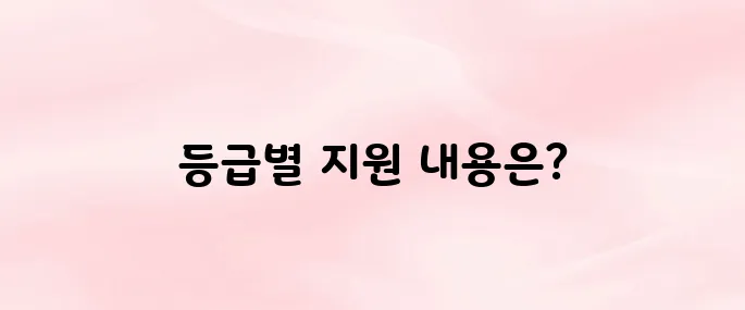 노인장기요양등급별 혜택 1~5등급 지원내용·본인부담금 차이 (2025 최신)