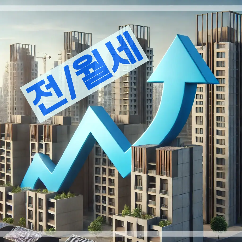 전월세-우상향그래프