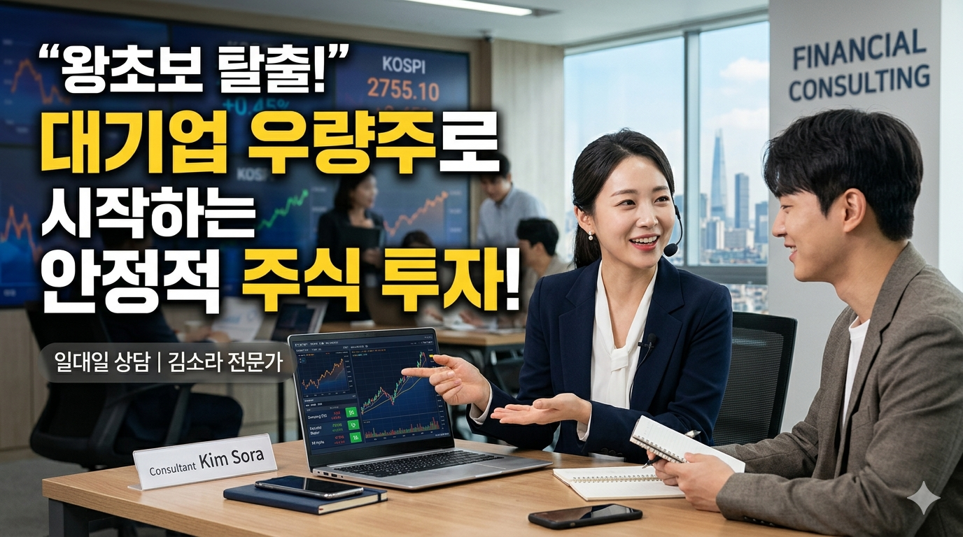 안전한 우량주를 알려주는 모습