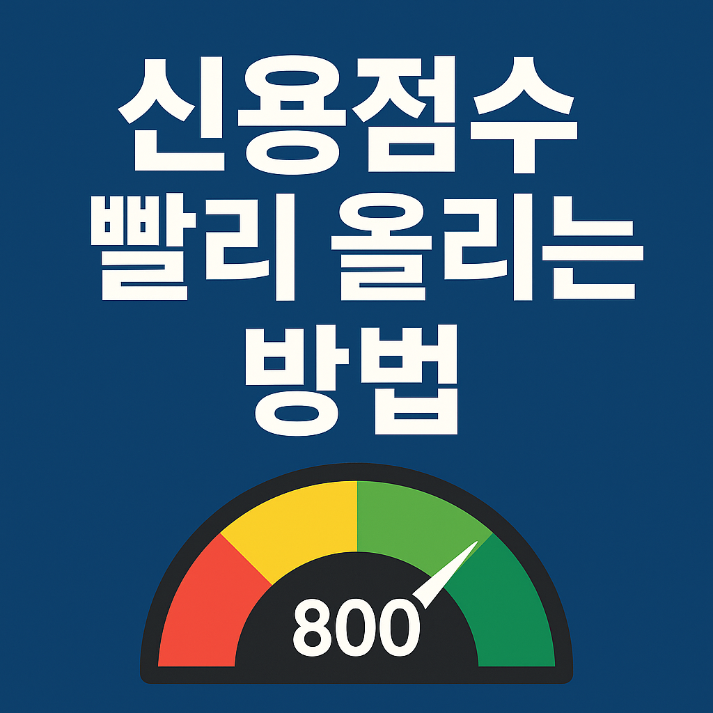 신용점수 올리는법