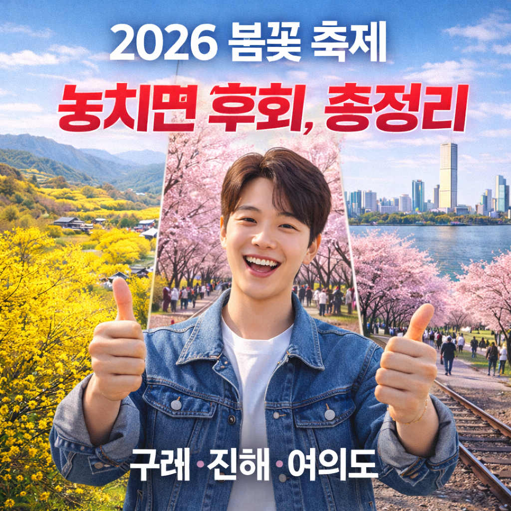 봄꽃 축제 일정&middot;명소&middot;꿀팁 총정리