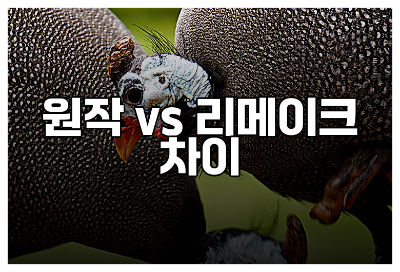 원작 vs 리메이크 차이