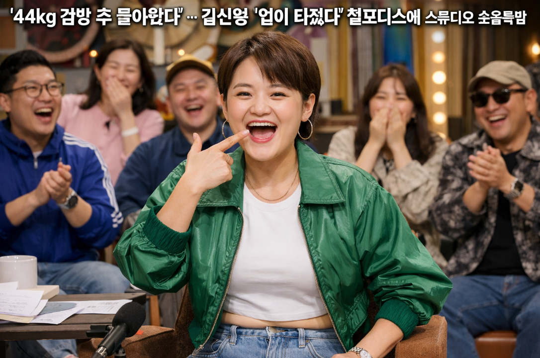 김신영 44kg 감량 후 입터졌다? 스튜디오 웃음바다 만든 셀프디스