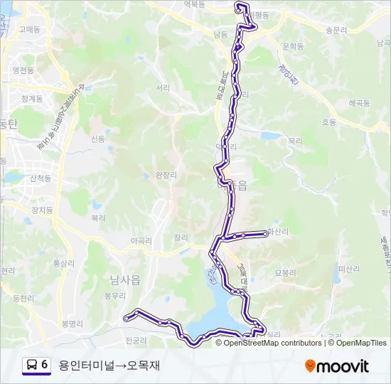 동탄 시외버스터미널 시간표 예매 요금표_3