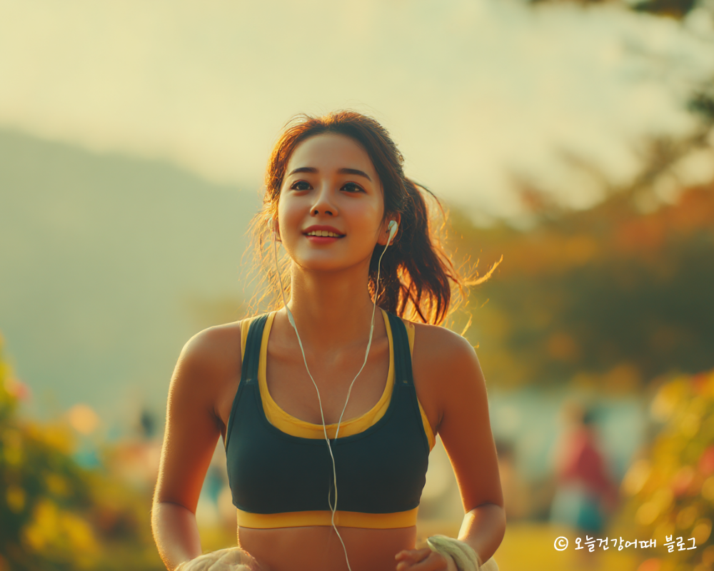 조깅, 면역루틴, 건강습관, 공원운동