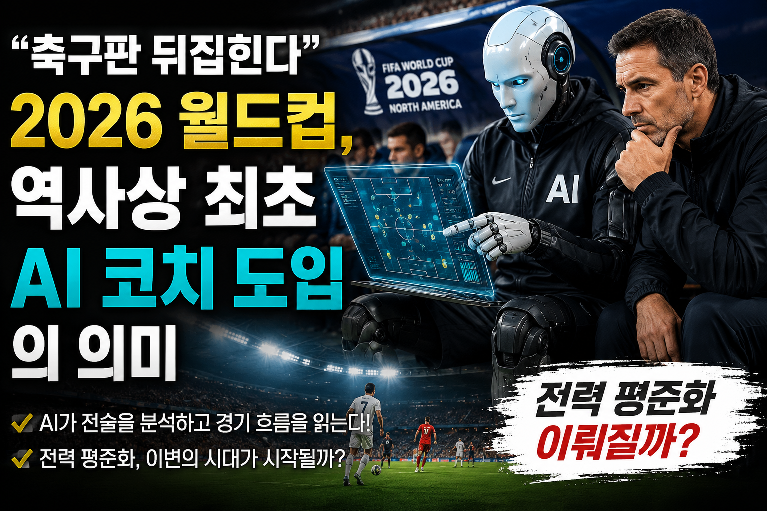 2026 월드컵, 역사상 최초 AI 코치 도입