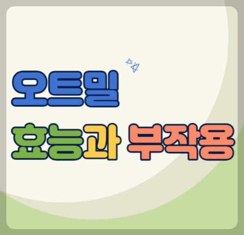 오트밀 효능과 부작용