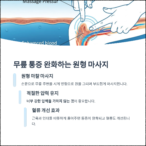 관절 통증 완화하는 집에서 따라하는 마사지 비법