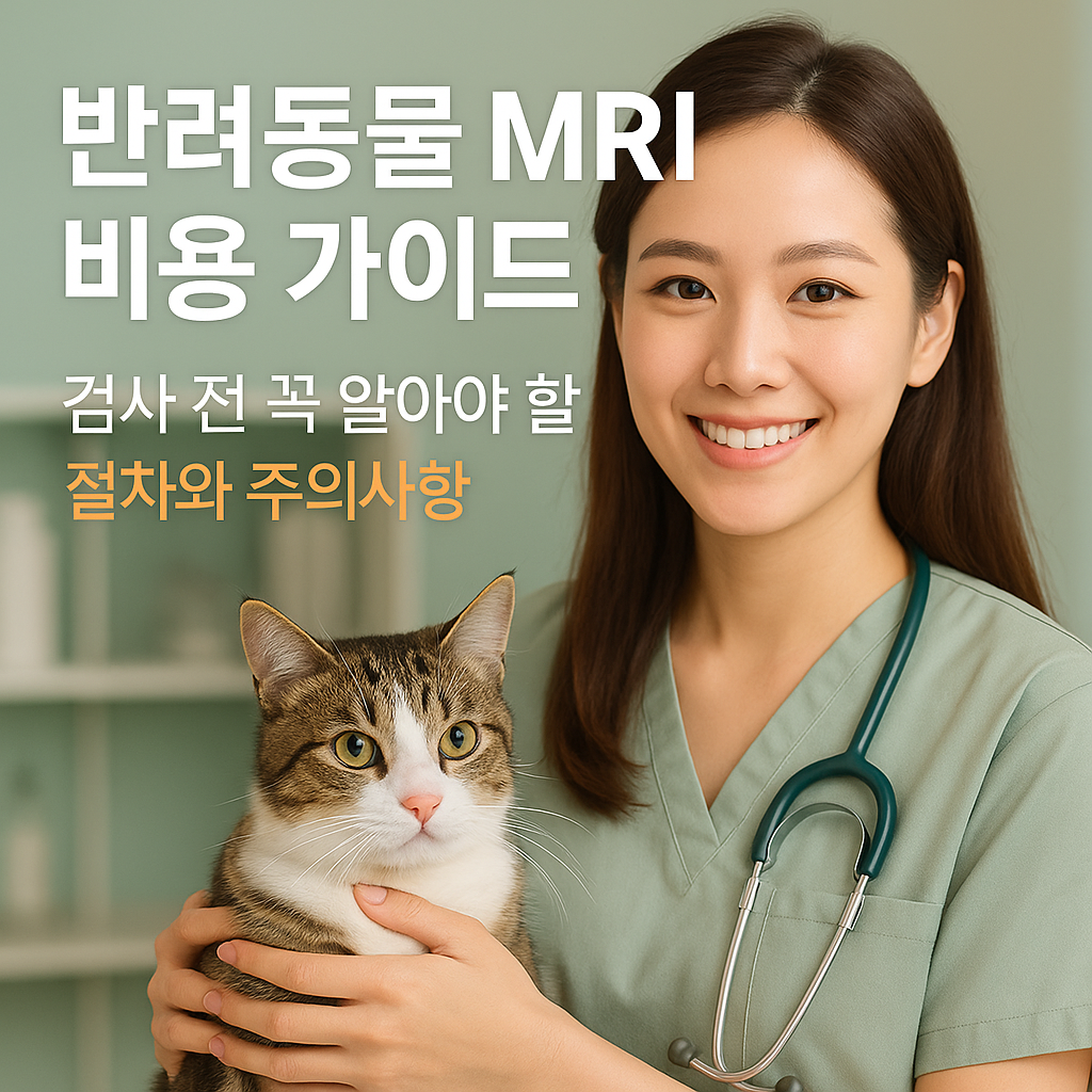 반려동물 MRI 비용 가이드|검사 전 꼭 알아야 할 절차와 주의사항