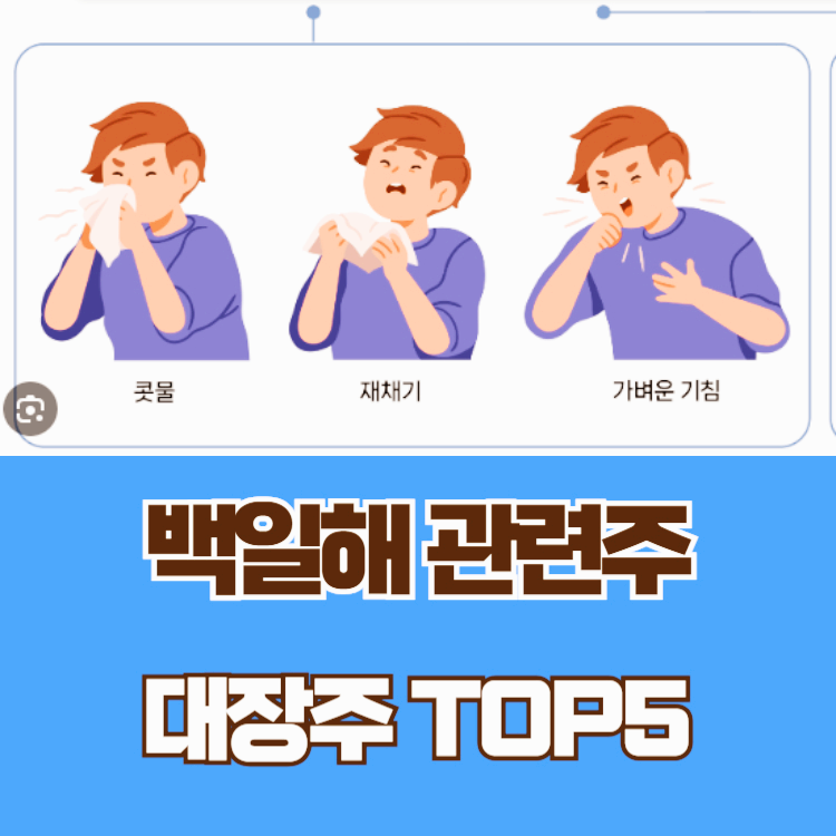 백일해 관련주 대장주 백신 진단키트 테마주 TOP5