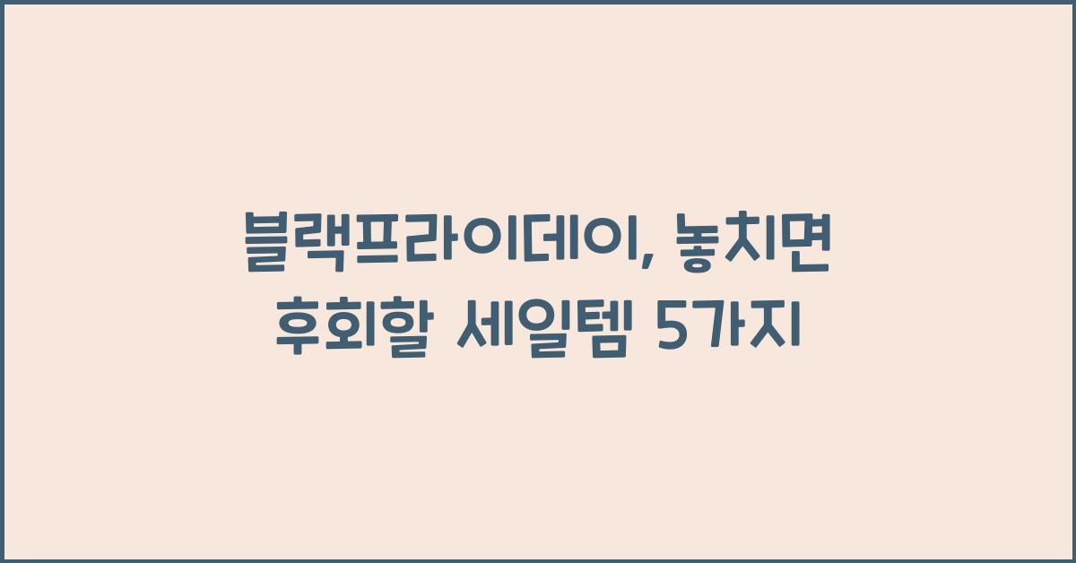 블랙프라이데이